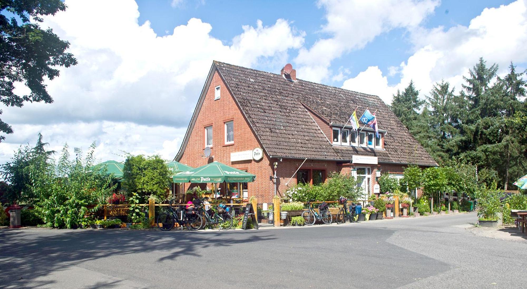 Gasthaus Duether Schleuse Duthe Esterno foto